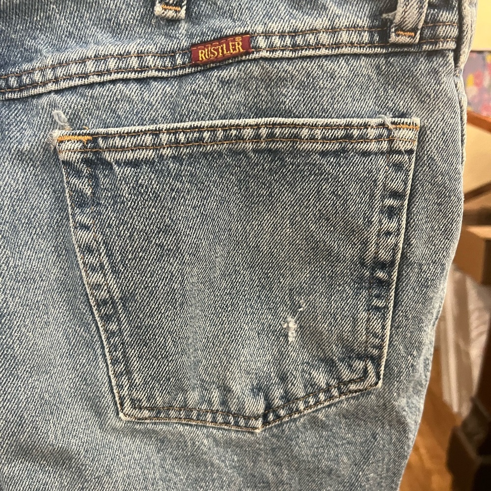 Vintage Rustler Classic Blue Jeans